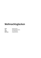 Weihnachtsglocken - Title Page