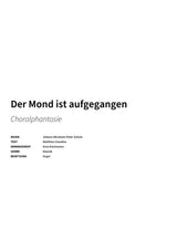 Der Mond ist aufgegangen - Title Page