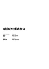 Ich halte dich fest - Title Page