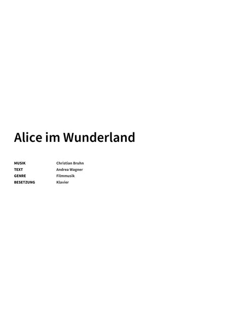 Alice im Wunderland - Title Page