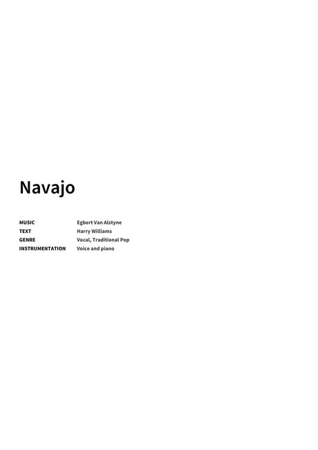 Navajo - Title Page