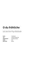 O du fröhliche - Title Page
