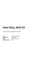 Voor Elise, WoO 59 - Title Page