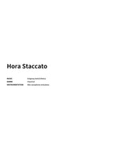 Hora Staccato - Title Page