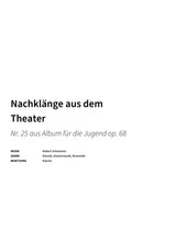 Nachklänge aus dem Theater - Title Page