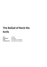 The Ballad of Mack the Knife - Title Page