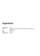 Superhero - Title Page