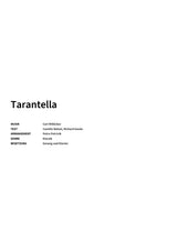 Tarantella - Title Page