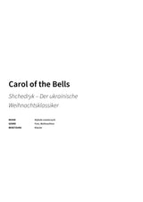 Carol of the Bells - Title Page