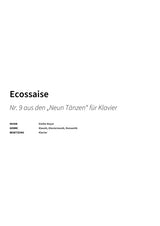 Ecossaise - Title Page