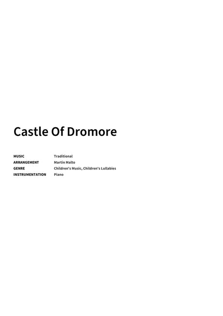 Castle Of Dromore - Title Page