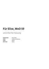 Für Elise, WoO 59 - Title Page