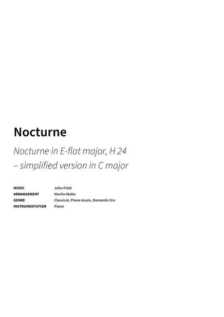 Nocturne - Title Page