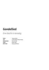 Gondellied - Title Page