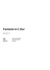 Fantasie in C-Dur - Title Page