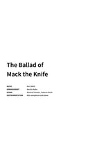 The Ballad of Mack the Knife - Title Page