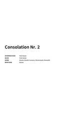Consolation Nr. 2 - Title Page