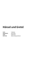 Hänsel und Gretel - Title Page