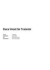 Daca Vesel Se Traieste - Title Page