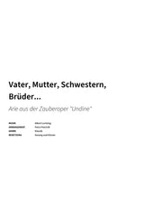 Vater, Mutter, Schwestern, Brüder... - Title Page