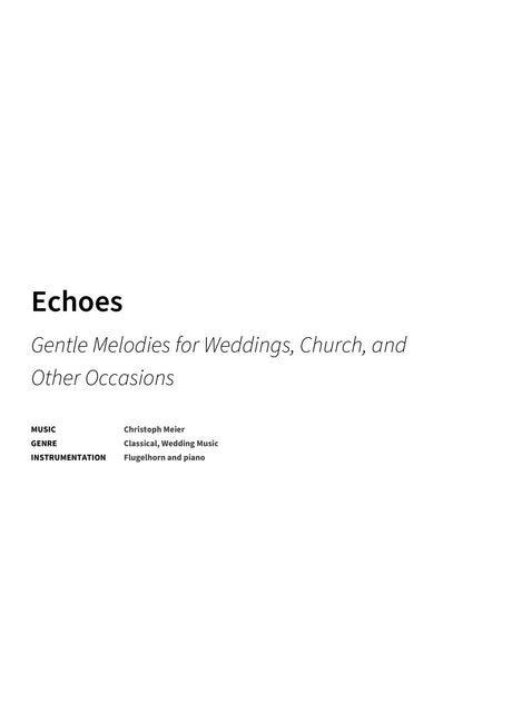 Echoes - Title Page