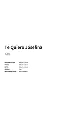 Te Quiero Josefina - Title Page