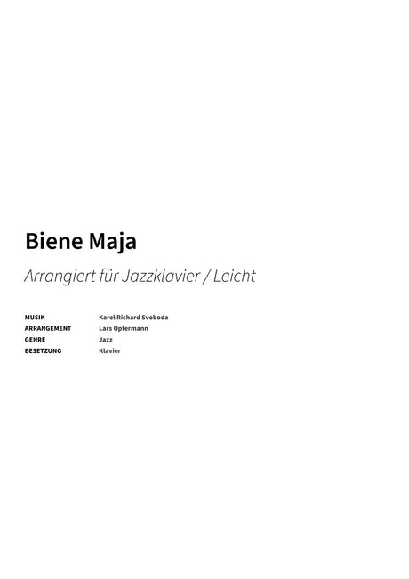 Biene Maja - Title Page