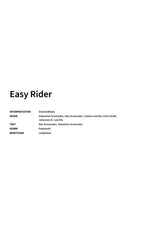 Easy Rider - Title Page