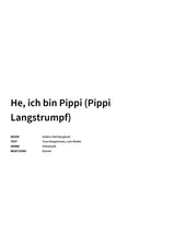He, ich bin Pippi (Pippi Langstrumpf) - Title Page