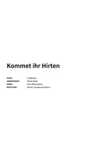 Kommet ihr Hirten - Title Page