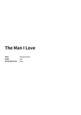 The Man I Love - Title Page
