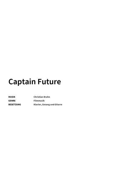 Captain Future - Title Page