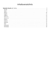 Deutscher Tanz Nr. 11 - TOC