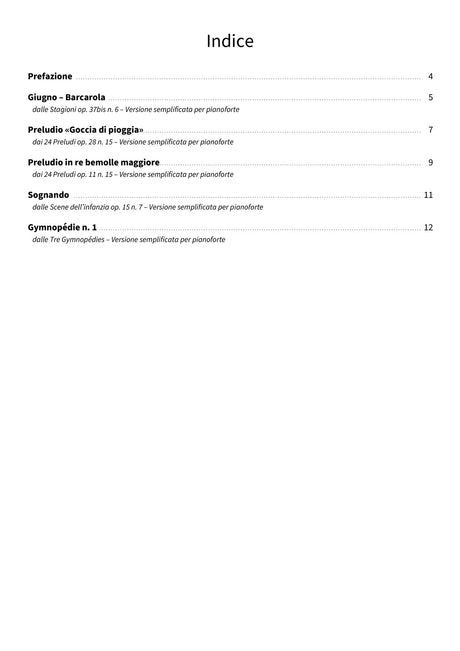 Gocce di pioggia sul pianoforte - TOC