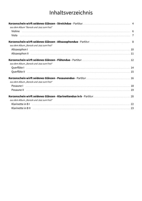 Kerzenschein wirft seidenes Glänzen - TOC