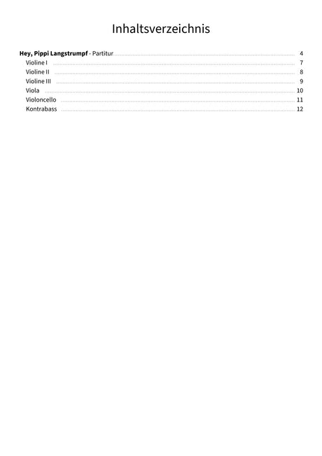 Pippi Langstrumpf - TOC