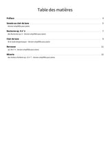Pièces nocturnes rêveuses - TOC