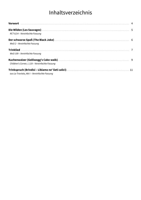 Nach dem zweiten Glas - TOC